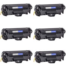 6 Black Toner Cartridge For HP