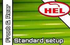 GREEN Aprilia RSV-SP Mille 1000 99-00 HEL braided FR & RR brake hoses STD Setup