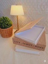 3 Pcs Decorative Book Box Set