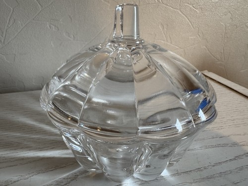 Vintage heavy clear glass - clear,