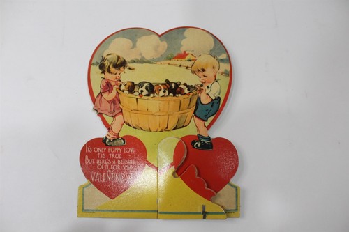 Large valentine card fan - 3d, w/