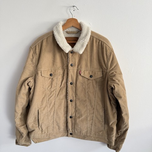 Levis corduroy sherpa trucker - sherpa,