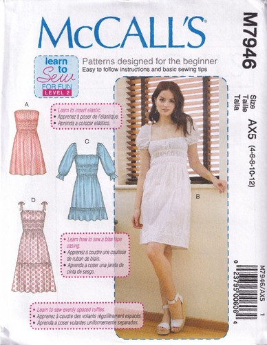 Mccalls 7946 dresses sewing - 7946,