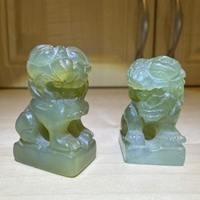 2 small Chinese clear green