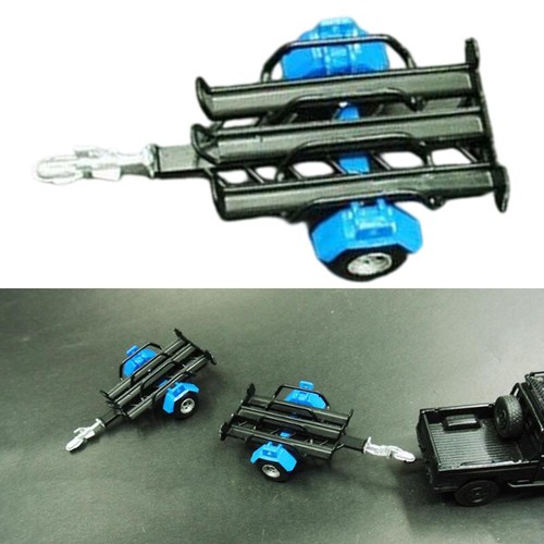 Motorcycle trailer - 1/64,