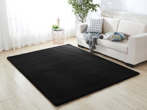 Luxurious faux fur rabbit rug - luxurious,