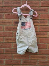 Oshkosh bgosh dungarees shorts American flag USA 2 T