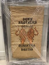 Framed Vintage  Tiger Hessian Sack