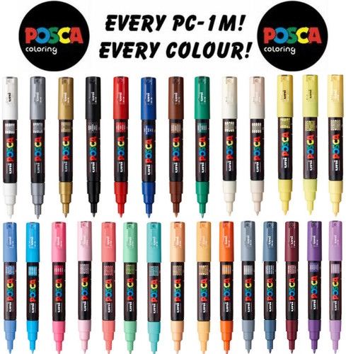 Posca extra fine 0 7mm - posca,