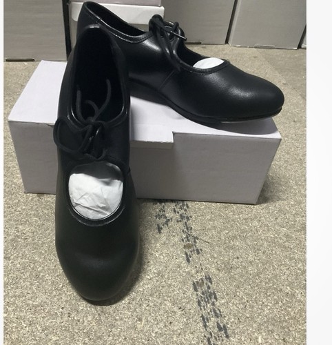 Black low heel - black, pu