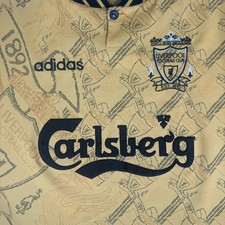 Rare Original Liverpool 1994/1995/1996 Third Football Shirt Mens Large