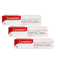 3x Canesten Thrush Cream (Box