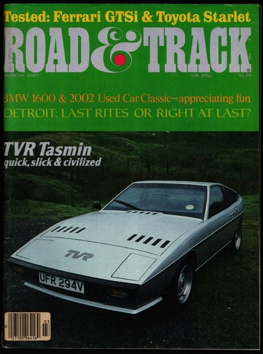March 1981 road track - 1981,
