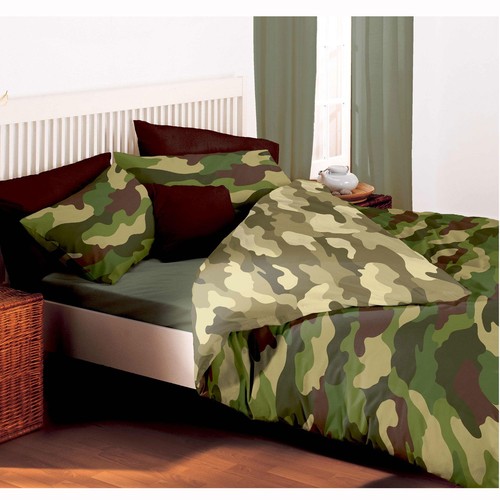 Army camouflage double - camouflage, duvet
