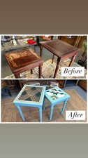 Upcycled Side Tables Set of 2