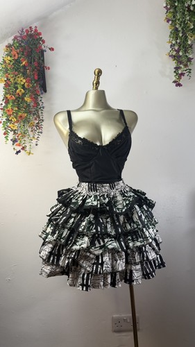 Ankara tiered layered ruffle - tiered,