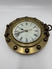 Ship's Time Brass Wall Clock
