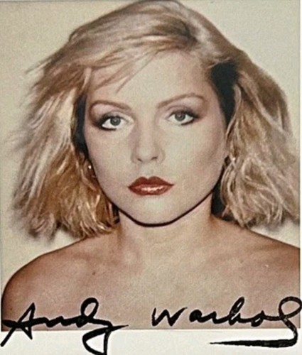 Andy warhol signed photos - signed, 2