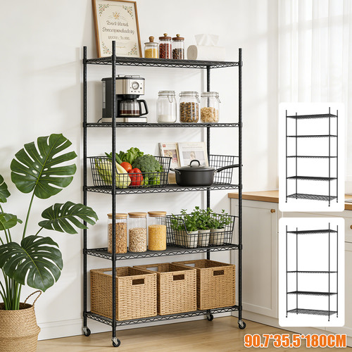 Wire shelving rack tier - shelving, 5/4