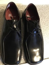 NEW MENS BHS BLACK SHOES SIZE