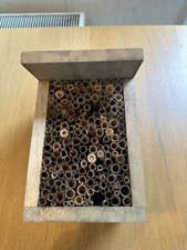 solitary or mason bee nest box, insect habitat house