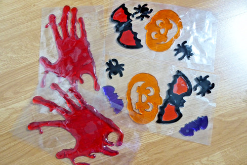 Halloween gel window stickers - halloween,