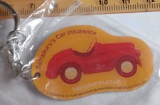 VINTAGE Old Keyring Metal Motor Vehicle Car insurance @ Sainsbury's supermarket 