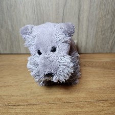 Carte Blanche Grey Puppy Pals Dog Soft Plush Toy Schnauzer Comforter Rare 