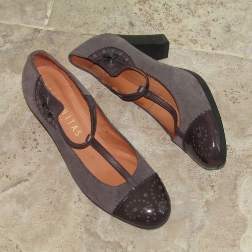 Hispanitas grey suede - , patent
