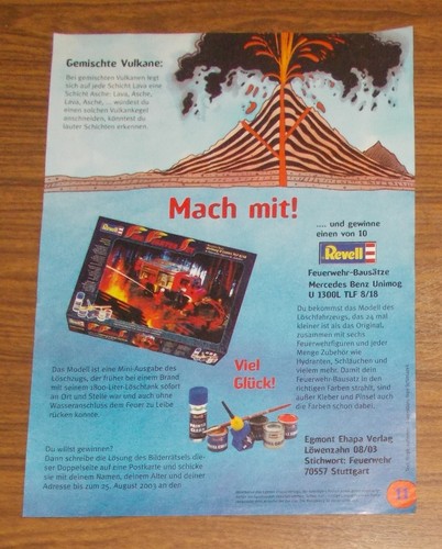 Rare advertising revell - revell, fire