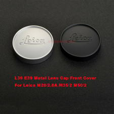 L39 E39 Metal Lens Cap Front
