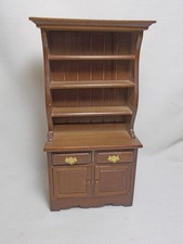Dollhouse Miniature OAK COLOUR WELSH DRESSER