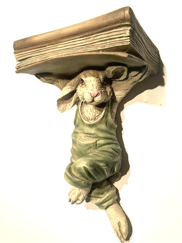 Chrisdon resin bunny shelf - chrisdon,