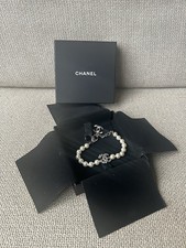 Chanel Pearl Logo Bracelet 