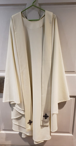 Vintage priest clergy vestment - priest,