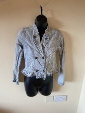 Blue/white Striped Denim Jacket Age 12 Years By Next