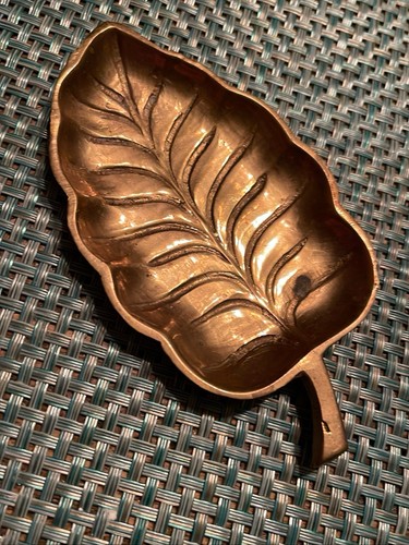 Vintage gold leaf brass