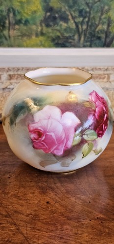 Beautifully hand painted vase