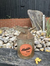 Vintage Aladdin Pink Paraffin Dispenser Can