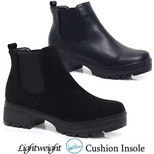LADIES CHELSEA BOOTS CHUNKY