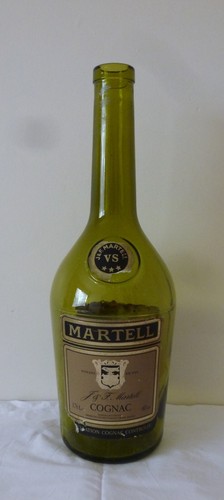 Large empty vintage martell - vintage,