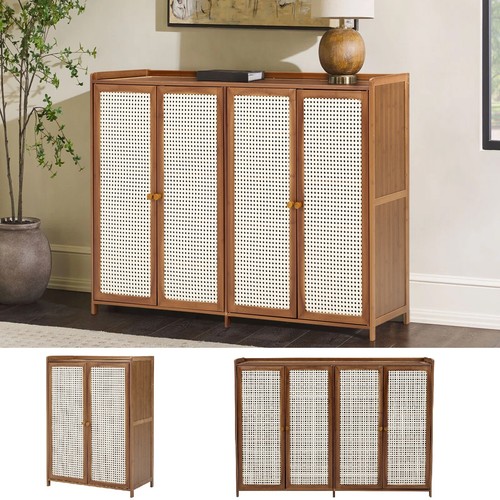 Bamboo wood shoe storage - shoe,