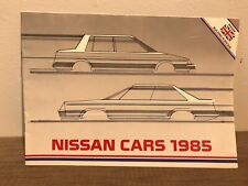 1985 Nissan Range micro cherry Sunny Silvia Turbo ZX 300ZX Patrol Sales Brochure