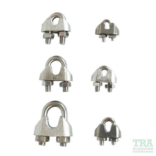 Stainless steel wire rope grip - stainless,