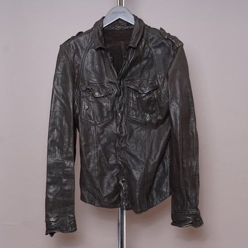 All saints leather shirt - all,