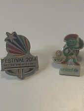 RARE Festival Staff Badge & XX Glasgow Commonwealth Games 2014 Pin