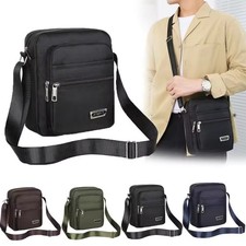 Men Crossbody Bag Waterproof Large Capacity Shoulder Messenger Bag Handbag Purse