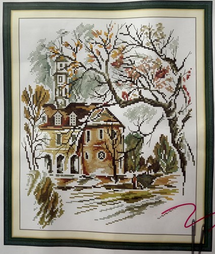 Watercolor landscapes cross - watercolor, 2