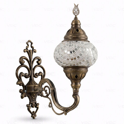 White turkish mosaic wall - turkish,