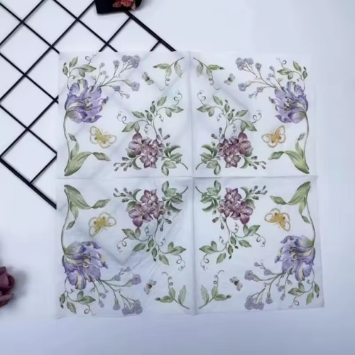 20pcs floral printed paper - 20pcs,